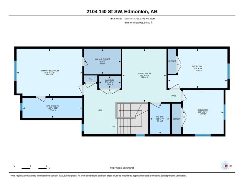 Floor plan - 2104 160 Street Sw, Edmonton, AB 