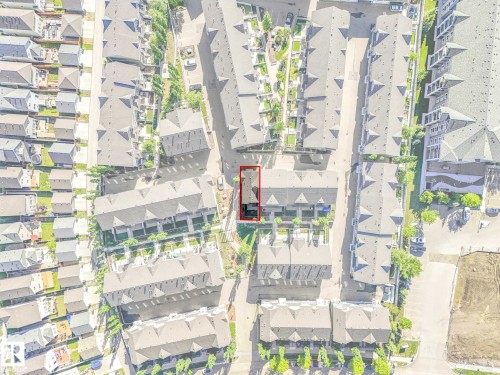 Aerial Map. Showing the geographic location of the property within a larger area - 77 4050 Savaryn Drive, Edmonton, AB 
