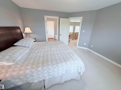 Plush carpet flooring complements light gray wall paint - 