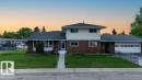 Split-level residence featuring a brick and siding exterior - 712 Lee Ridge Road, Edmonton, AB 