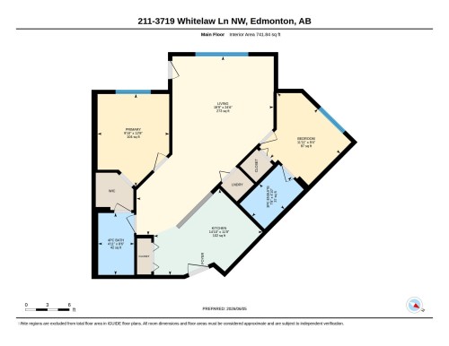 Floor plan - 211 3719 Whitelaw Lane, Edmonton, AB 