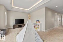Recessed tray ceiling with perimeter lighting - 