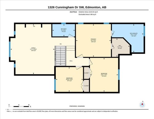 Floor plan - 1326 Cunningham Drive, Edmonton, AB 
