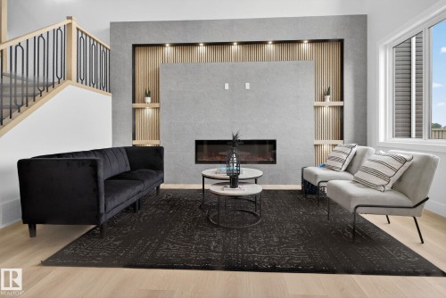 220 Wyatt Ridge, Fort Saskatchewan, AB - Indoor With Fireplace