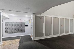 Secure mail area featuring individual mailboxes - 