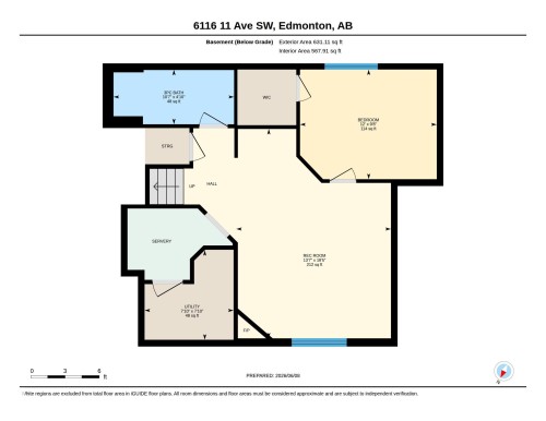 Floor plan - 6116 11 Avenue, Edmonton, AB 