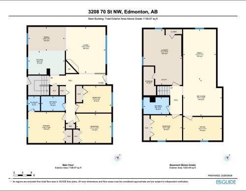 Floor plan - 3208 70 Street, Edmonton, AB 