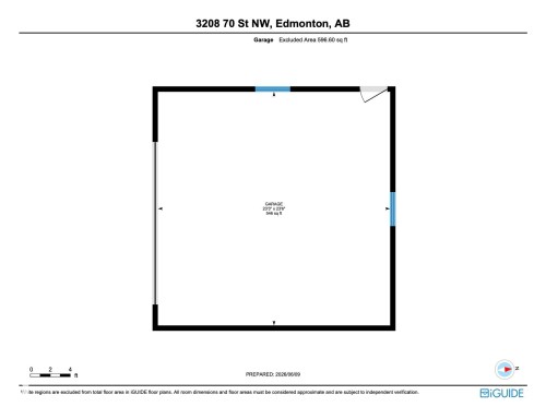 Floor plan - 3208 70 Street, Edmonton, AB 