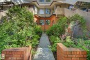 Multi-level residential facade featuring brick and siding construction - 11150 83 Avenue, Edmonton, AB 