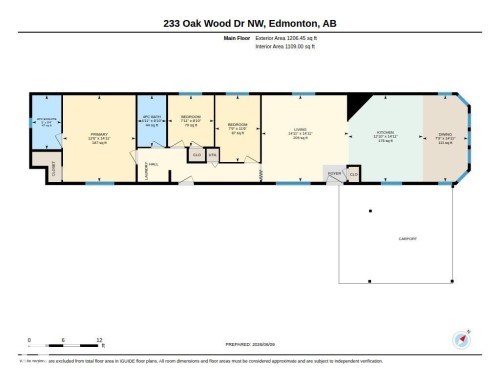 Floor plan - 233 Oak Wood Drive, Edmonton, AB 