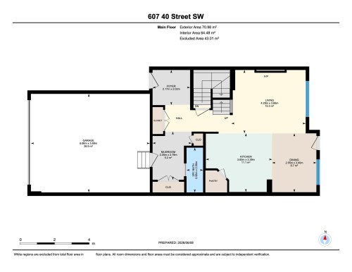 Floor plan - 607 40 Street, Edmonton, AB 
