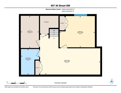 Floor plan - 607 40 Street, Edmonton, AB 