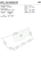Property Report and Survey Plan. Detailing property specifications, assessed value, and a survey plan with dimensions - 