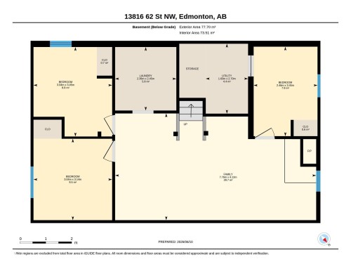 Floor plan - 13816 62 Street, Edmonton, AB 