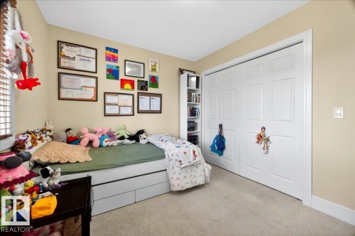Neutral-toned wall paint and light-colored carpeting define this room - 1411 30 Avenue, Edmonton, AB 