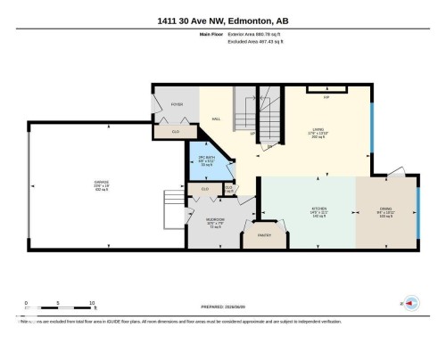 Floor plan - 1411 30 Avenue, Edmonton, AB 
