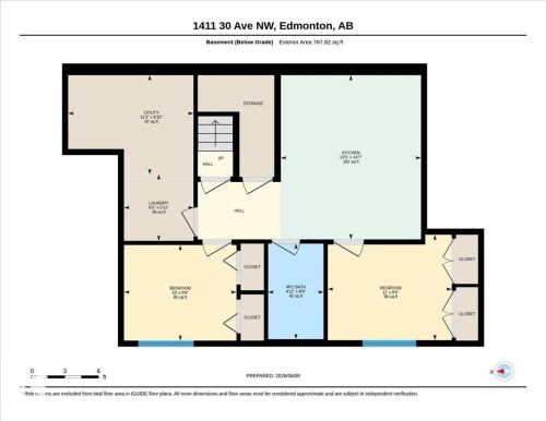 Floor plan - 1411 30 Avenue, Edmonton, AB 