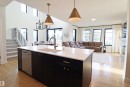 Kitchen overlooking the golf course - 100 Graybriar Drive, Stony Plain, AB  - Indoor Photo Showing Kitchen 