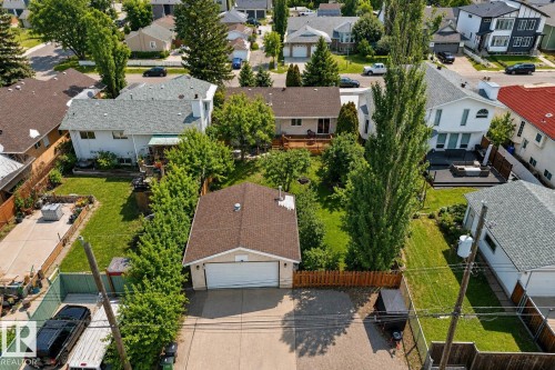 Aerial view - 9813 152 Street, Edmonton, AB 