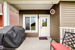 Covered patio with durable concrete flooring - 