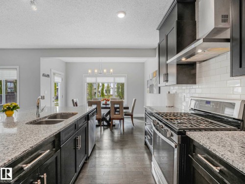 13755 166 Avenue, Edmonton, AB - Indoor Photo Showing Kitchen With Double Sink With Upgraded Kitchen