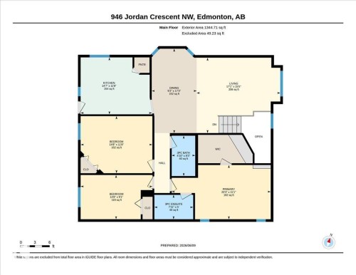 Floor plan - 946 Jordan Crescent, Edmonton, AB 