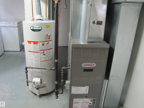 Lennox furnace and water heater installation - 8122 83 Avenue, Edmonton, AB 
