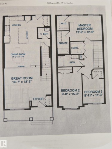 Floor plan - 5281 Edgemont Boulevard, Edmonton, AB 