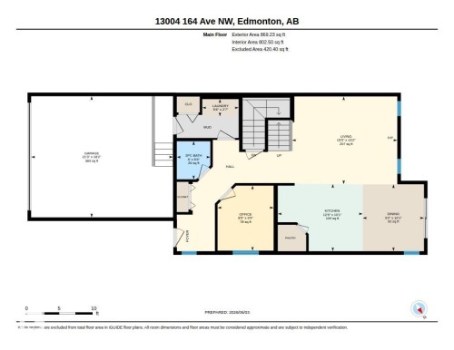 Floor plan - 13004 164 Avenue, Edmonton, AB 
