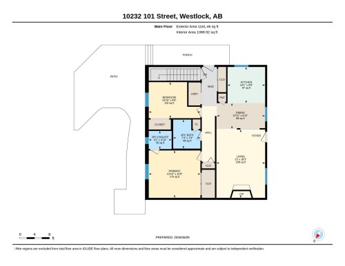 Floor plan - 10232 101 Street, Westlock, AB 