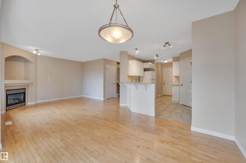 54 155 Crocus Crescent, Sherwood Park, AB - Indoor With Fireplace