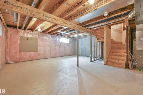 54 155 Crocus Crescent, Sherwood Park, AB - Indoor Photo Showing Basement