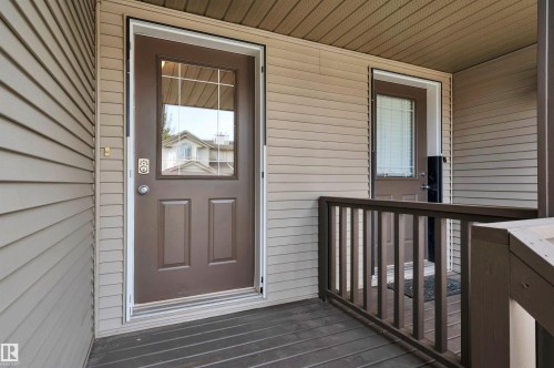 54 155 Crocus Crescent, Sherwood Park, AB - Outdoor With Deck Patio Veranda With Exterior