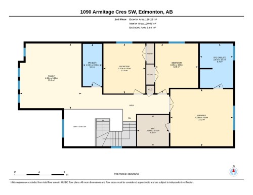 Floor plan - 1090 Armitage Crescent, Edmonton, AB 