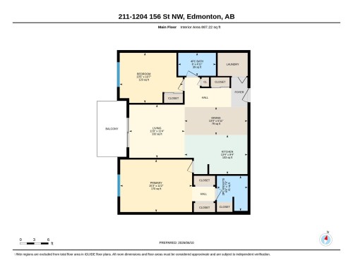Floor plan - 211 1204 156 Street Nw, Edmonton, AB 