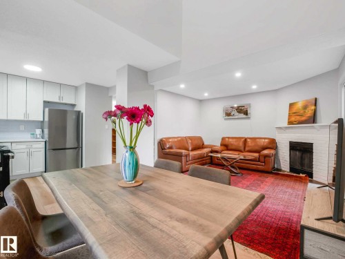 550 Lakewood Road Nw, Edmonton, AB - Indoor With Fireplace