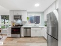 550 Lakewood Road Nw, Edmonton, AB  - Indoor Photo Showing Kitchen With Stainless Steel Kitchen With Upgraded Kitchen 