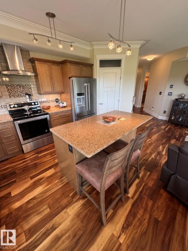 #302 5201 Brougham Dr, Drayton Valley, AB - Indoor Photo Showing Kitchen