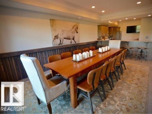 #302 5201 Brougham Dr, Drayton Valley, AB - Indoor Photo Showing Dining Room