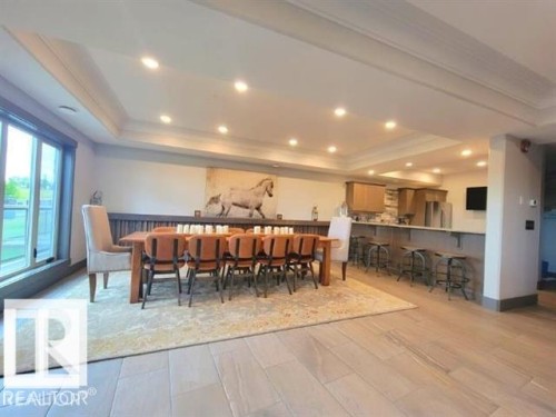 #302 5201 Brougham Dr, Drayton Valley, AB - Indoor Photo Showing Dining Room