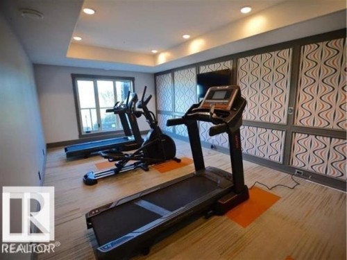 #302 5201 Brougham Dr, Drayton Valley, AB - Indoor Photo Showing Gym Room