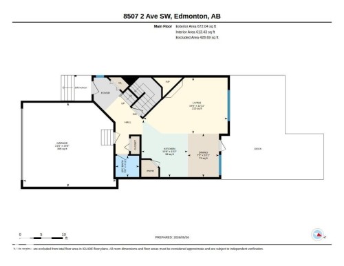 Floor plan - 8507 2 Avenue, Edmonton, AB - Other