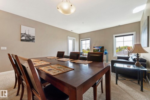 430 160 Magrath Road, Edmonton, AB - Indoor Photo Showing Dining Room