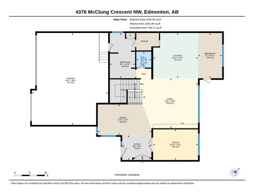 Floor plan - 4376 Mcclung Crescent, Edmonton, AB 