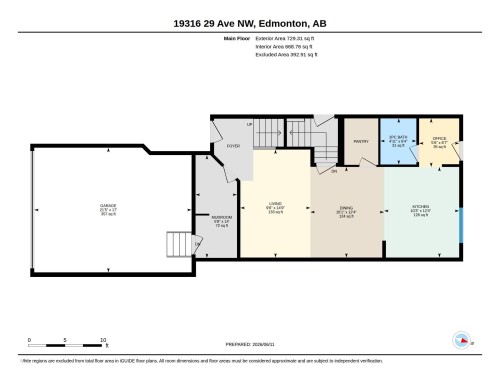 Floor plan - 19316 29 Avenue, Edmonton, AB 