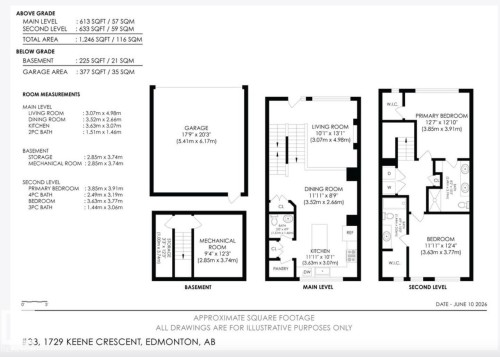 Floor plan - 33 1729 Keene Crescent, Edmonton, AB 