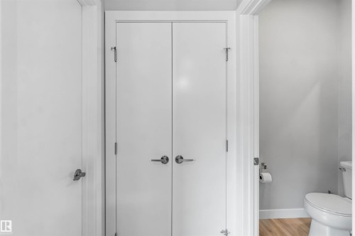 Panel doors with polished chrome hardware - 33 1729 Keene Crescent, Edmonton, AB 