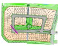 Subdivision Plat. Illustrating property divisions and lot dimensions - 130 Edgewater Circle, Leduc, AB 