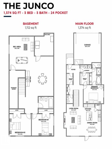 Floor plan - 1094 Starling Drive, Edmonton, AB 