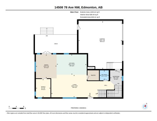 Floor plan - 14508 78 Avenue, Edmonton, AB 